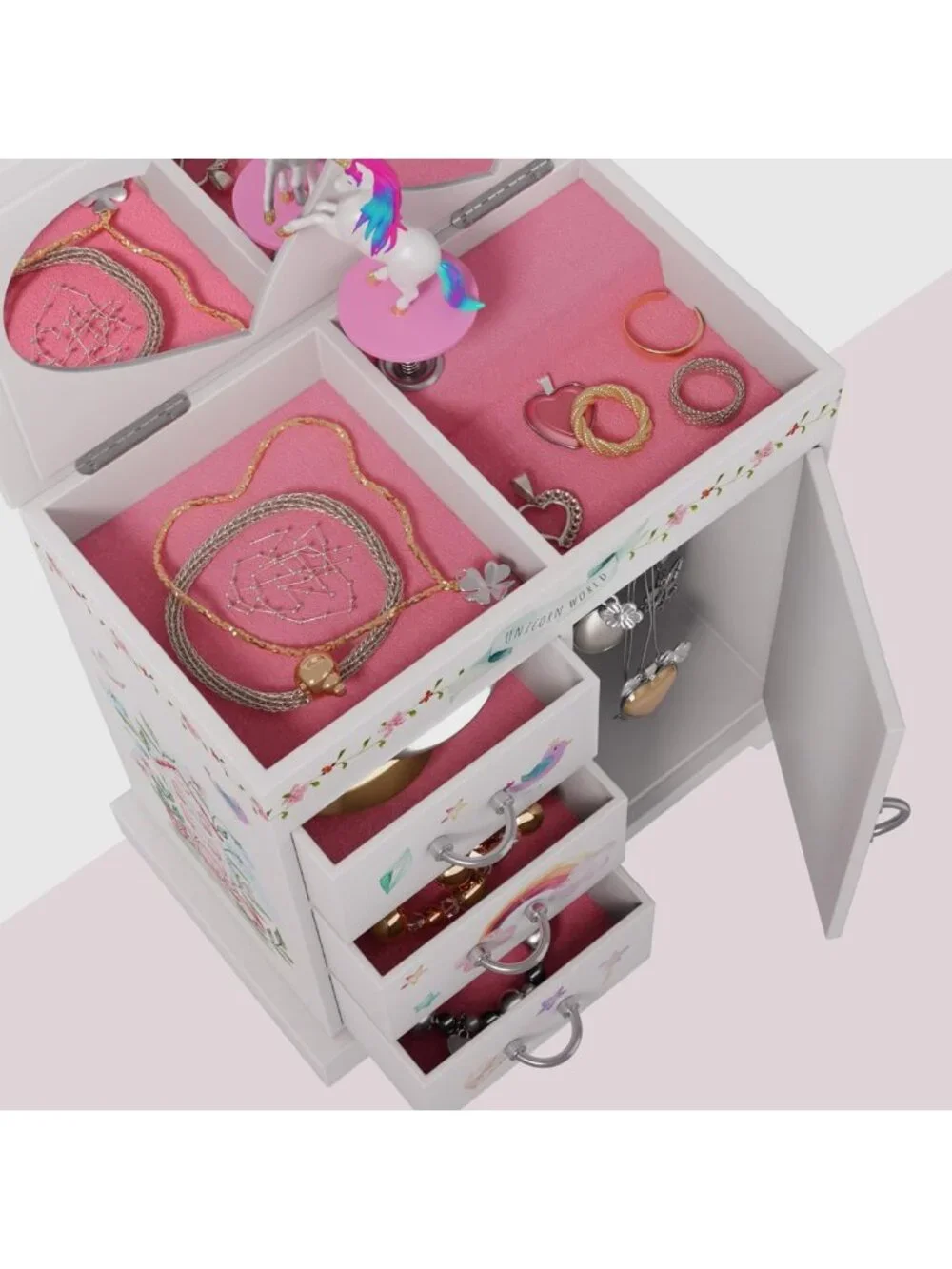 Musical Unicorn Jewelry Box for Kids - Perfect Gift for Girls Ages 3-8